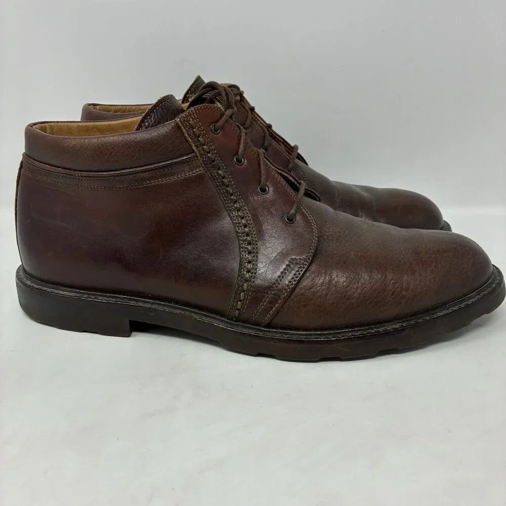 Cable & Co. Men's Brown Shoes Size 9.5 D 4544 Chukka Lace Up Mid Ankle Boots